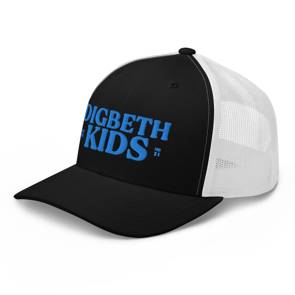 Kids Penguin Trucker Hat White / Black / OSFA by Aksels